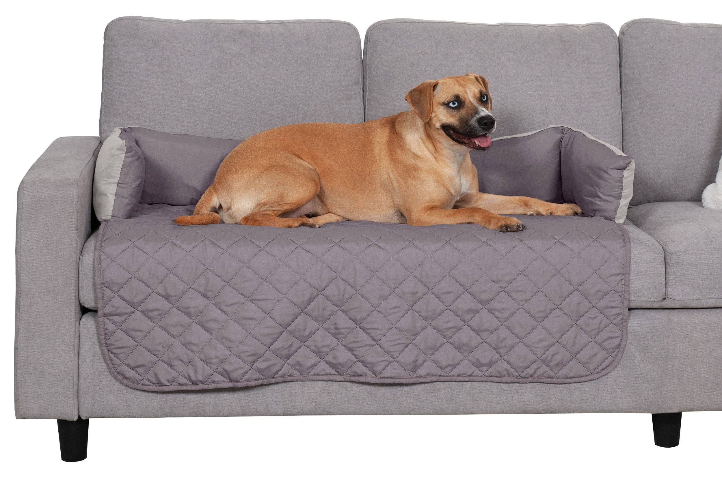 Sofa Buddy Pet Bed Furniture Cover: Large / Gray/Mist