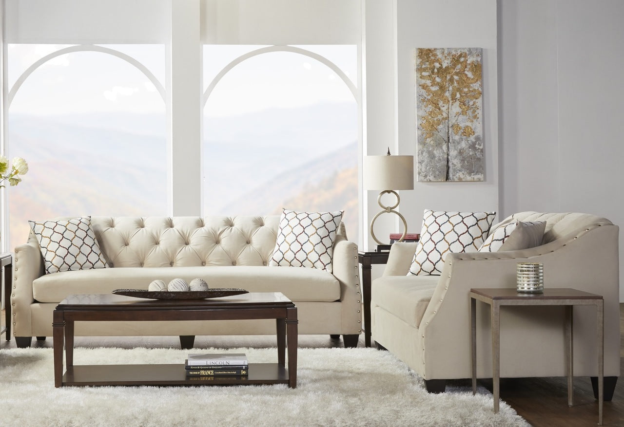 Bing Barley Sofa and Loveseat