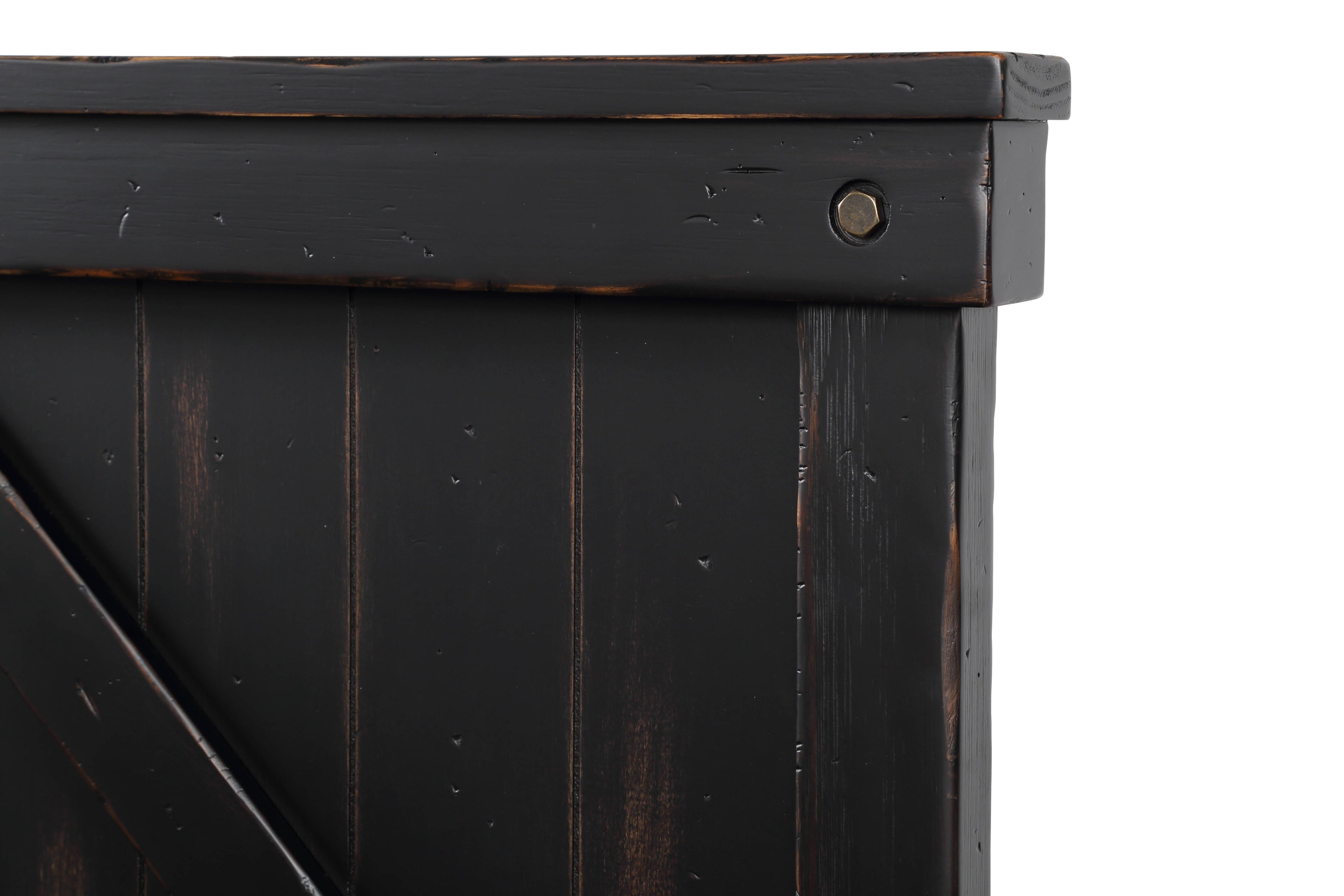 Spruce Creek Farmhouse Black King Bedroom Set