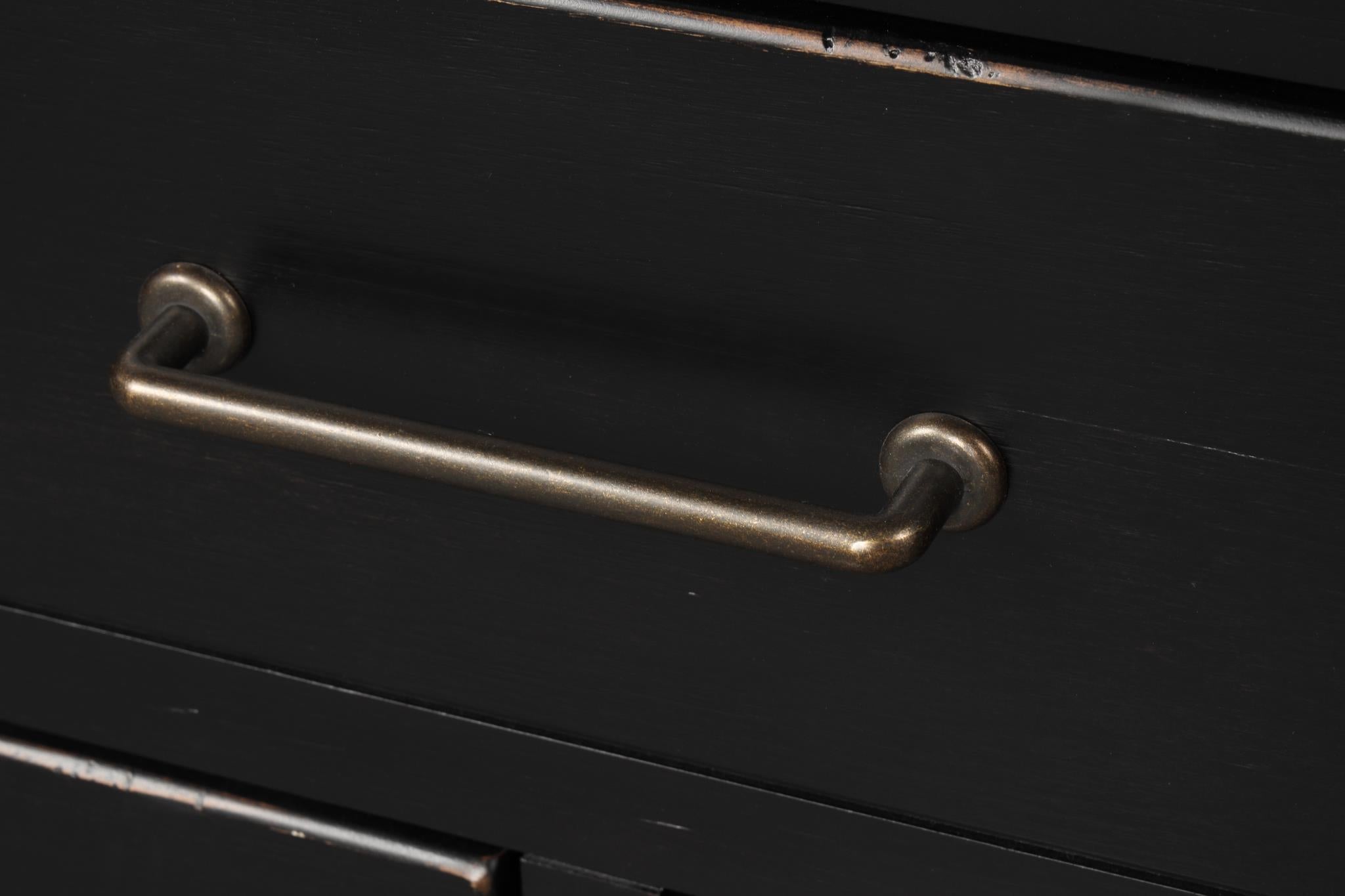 Spruce Creek Farmhouse Black Queen Bedroom Set