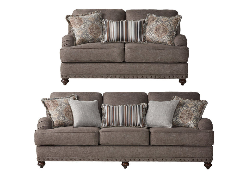 Phineas Driftwood Sofa and Loveseat