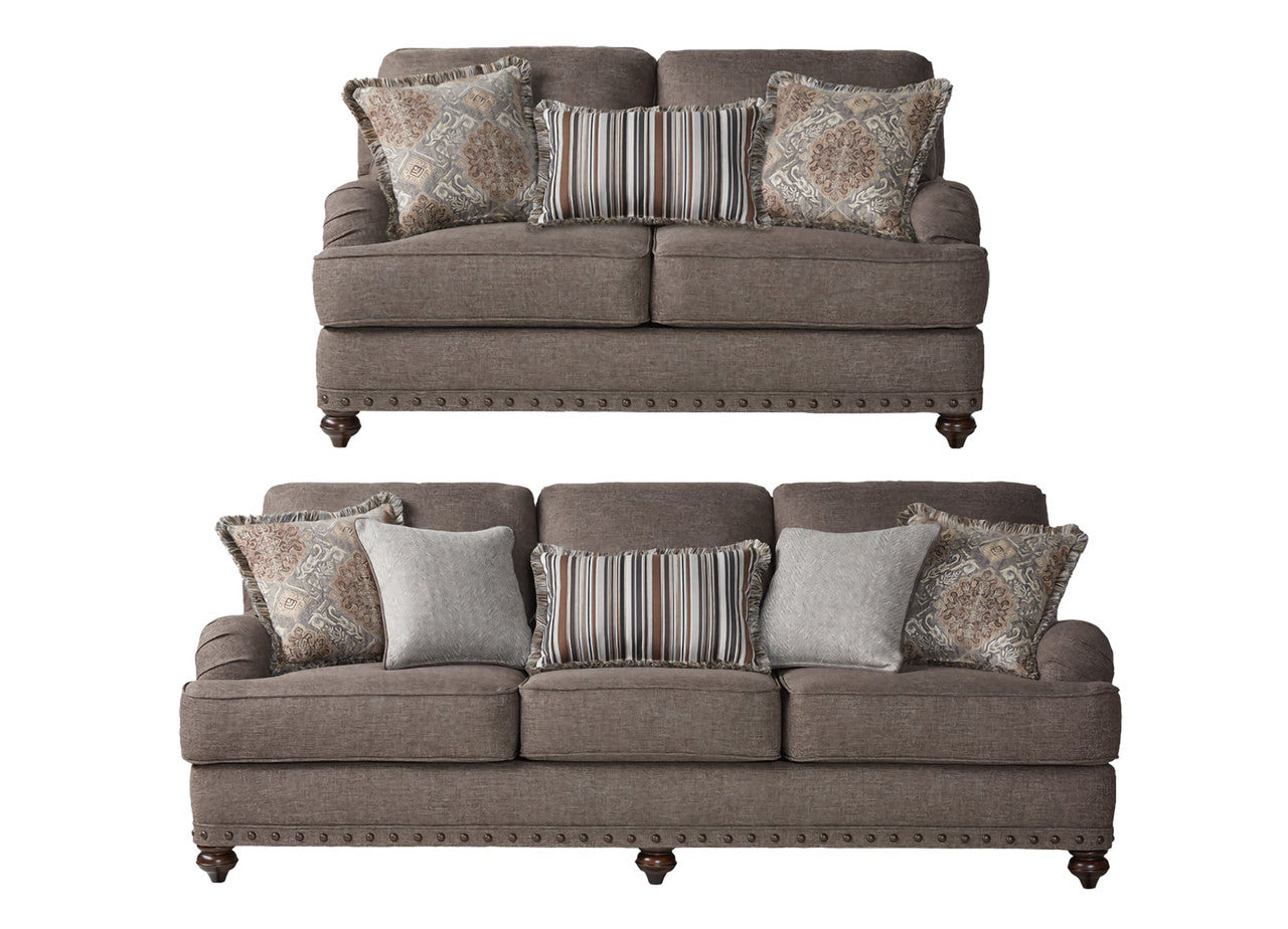 Phineas Driftwood Sofa and Loveseat
