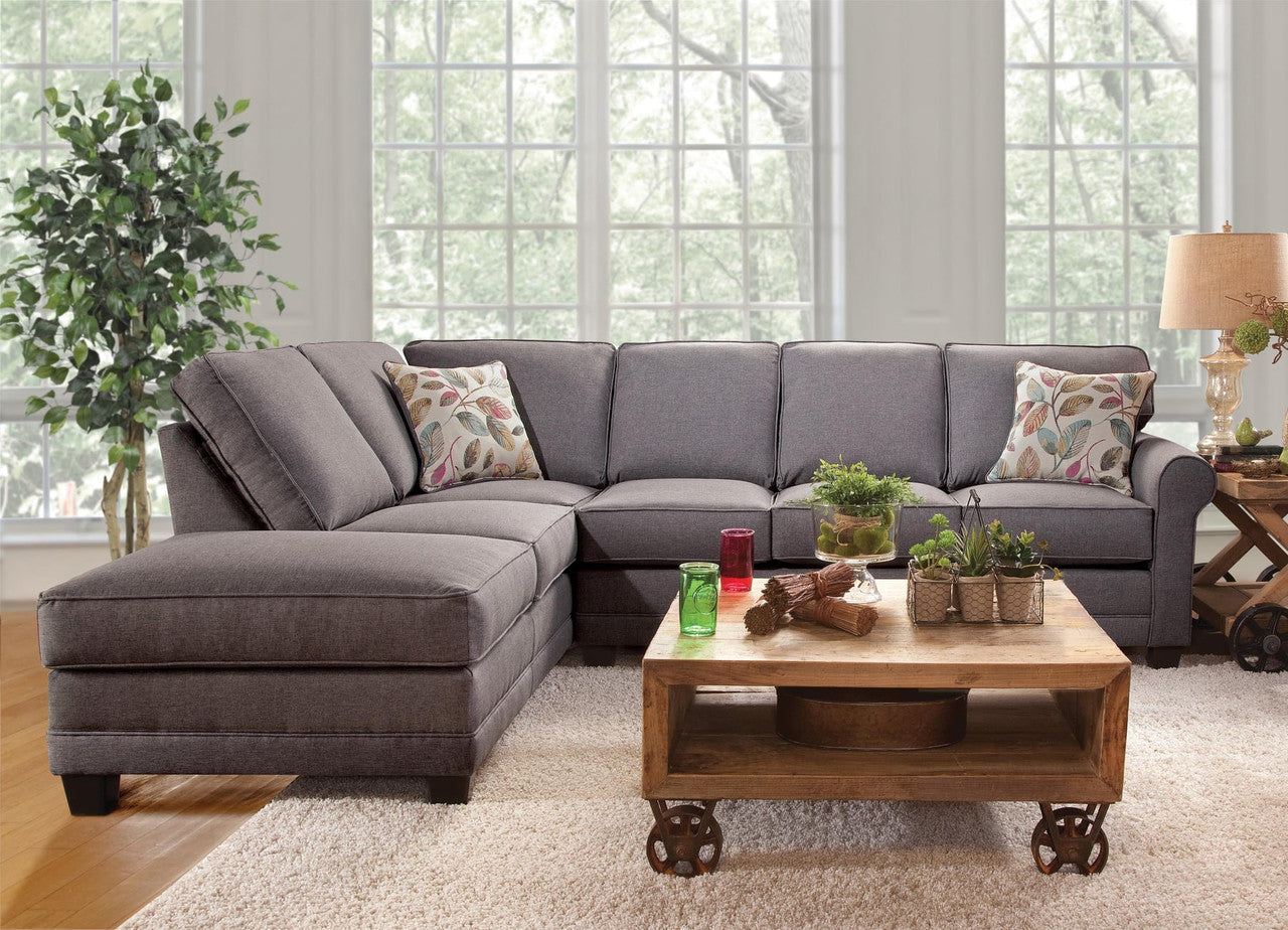 Chaise Gray Aspen Gray Sectional