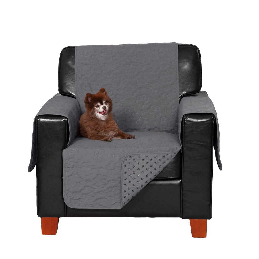 Non-Skid Back Waterproof Furniture Protector: Sofa / Gray