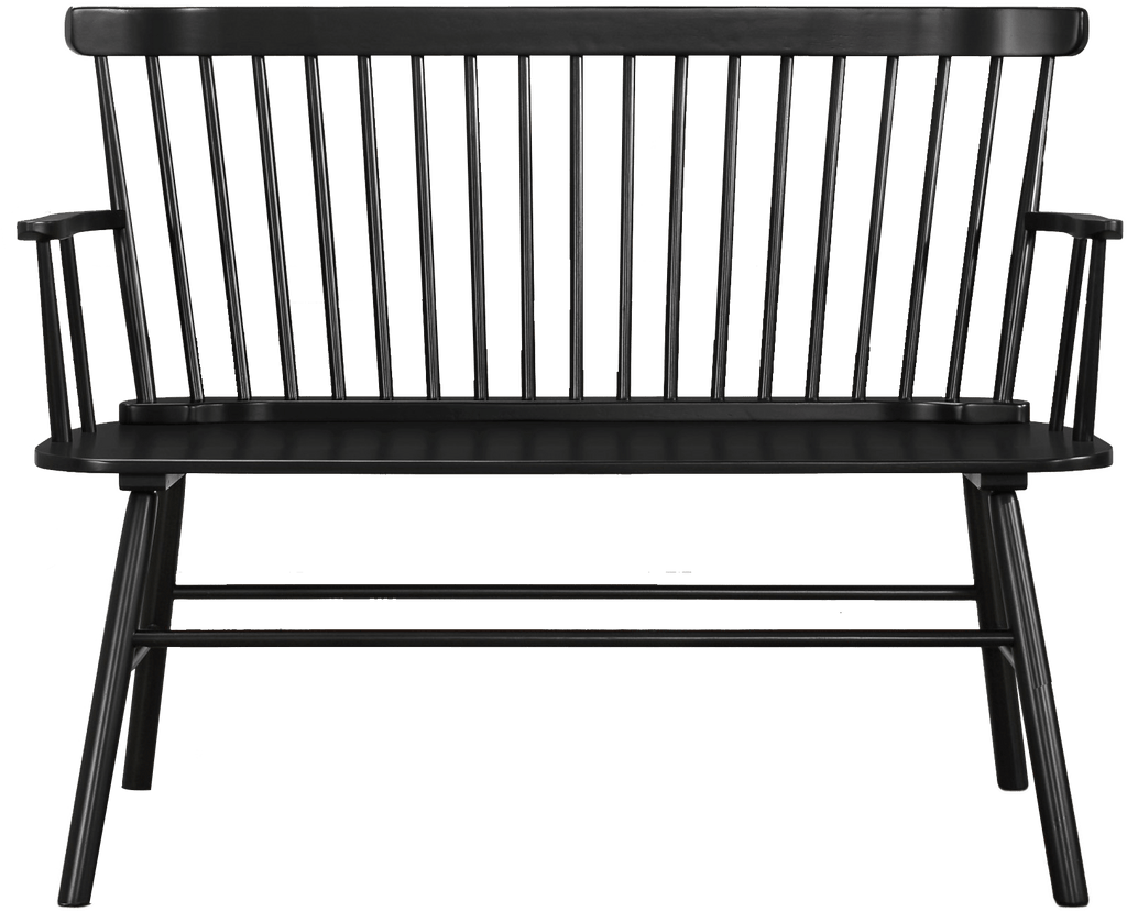 Jeremiah Black Accent Bench