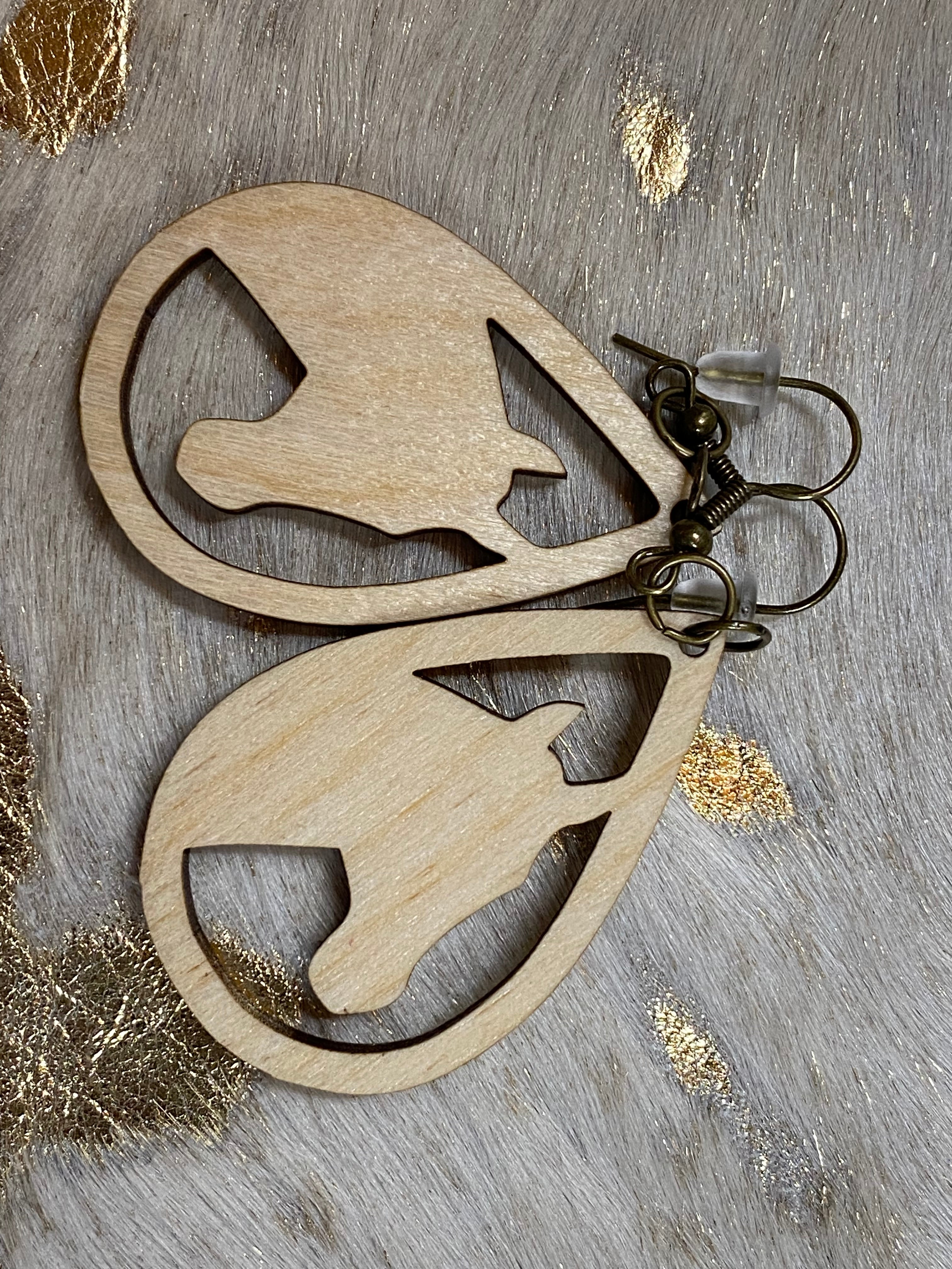 Laser Engraved Earrings and Accessories