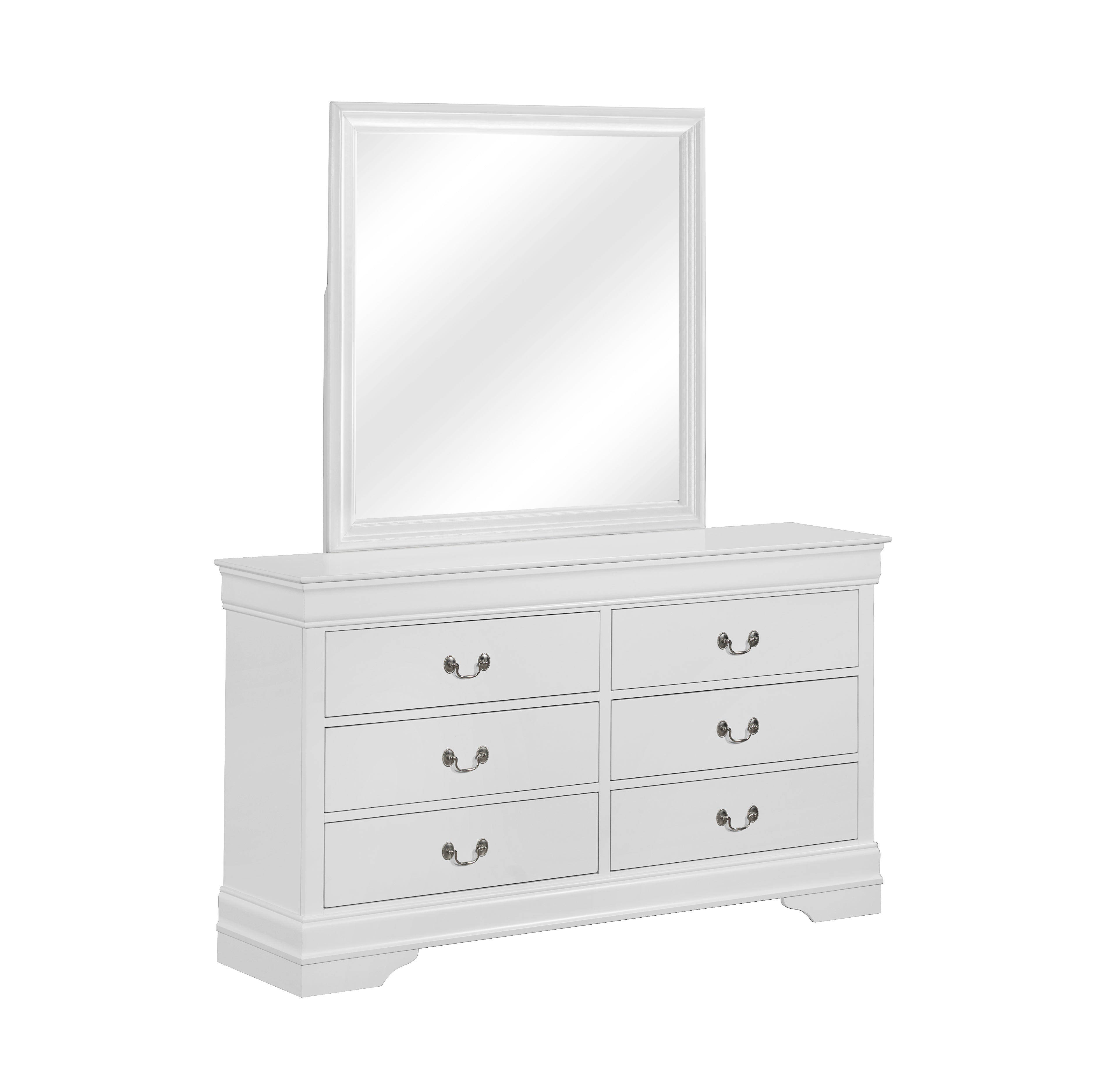 White Queen Size Sleigh Bedroom Set