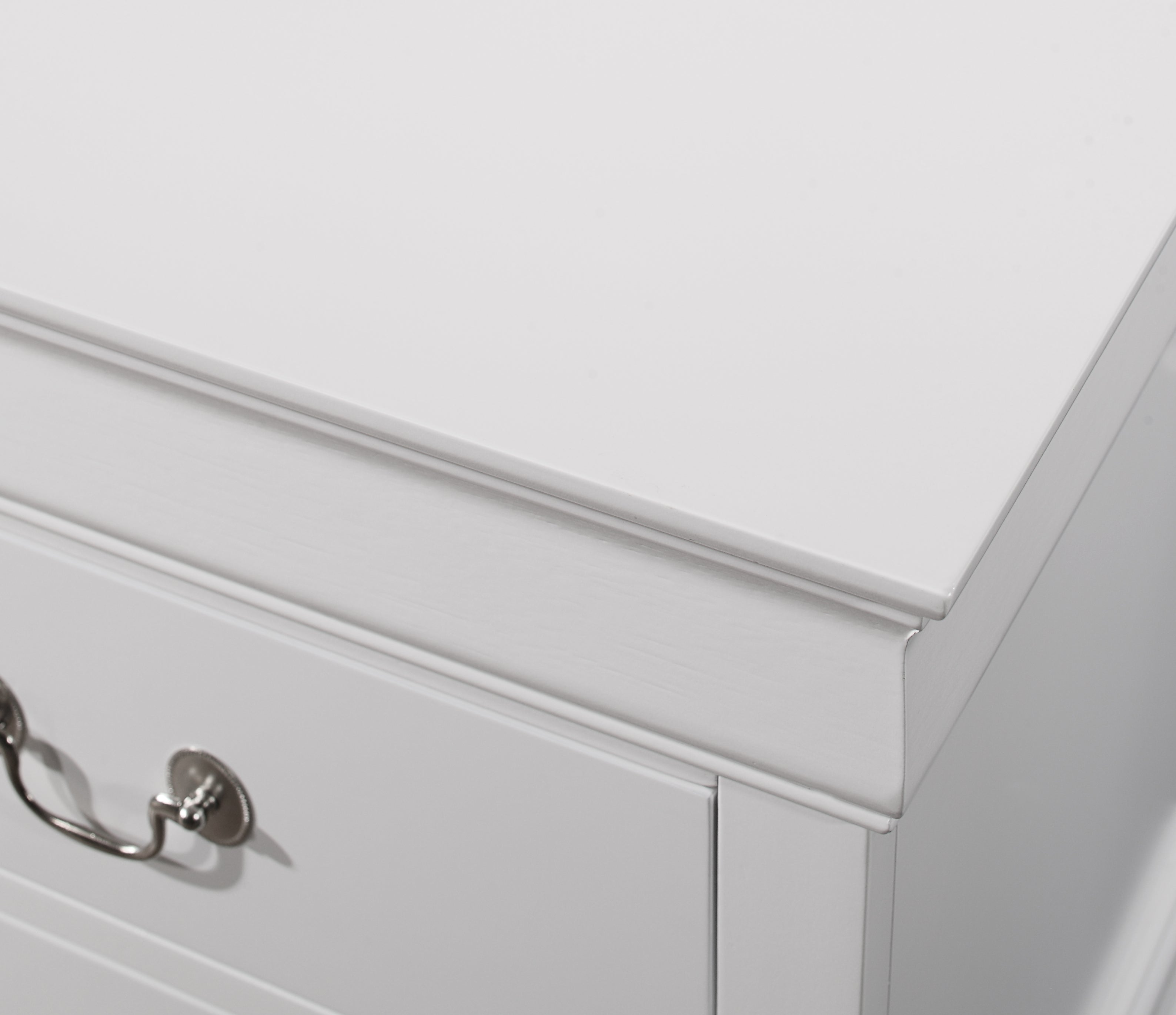 White Queen Size Sleigh Bedroom Set