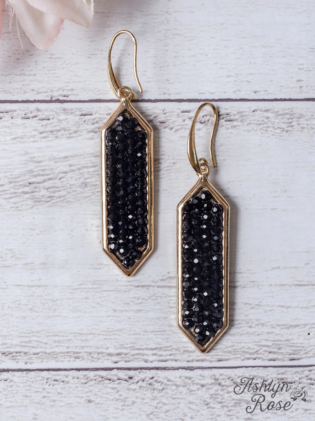 A GIRL'S NIGHT OUT RHINESTONE DANGLE EARRINGS